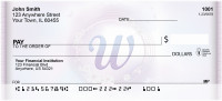 Window Of Spring Monogram W Personal Checks | BBJ-92