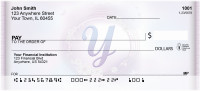 Window Of Spring Monogram Y Personal Checks | BBJ-94