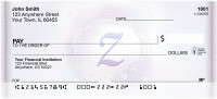 Window Of Spring Monogram Z Personal Checks | BBJ-95
