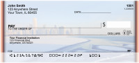 Chicago Skyline In The Wintertime Personal Checks | BBK-07