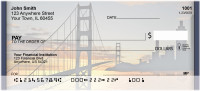 Golden Gate Bridge Sunset Personal Checks | BBK-21