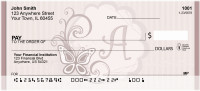 Vintage Chic Pinstripe Monogram - A | BCC-89