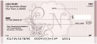 Vintage Chic Pinstripe Monogram - N | BCD-03