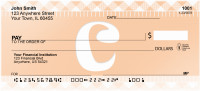  Whimsical Monmogram On Gingham - C | BCD-44