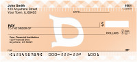  Whimsical Monmogram On Gingham - D | BCD-45