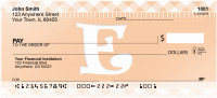  Whimsical Monmogram On Gingham - E | BCD-46