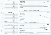 Blue Knit Accounts Payable Business Checks | BU3-BLU02-DED