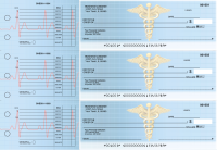 Medical Accounts Payable Designer Business Checks | BU3-CDS30-DED