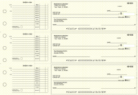 Yellow Knit Accounts Payable Business Checks | BU3-YEL02-DED