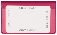 Hot Pink Vinyl Debit Card Cover | DVP-PIN01