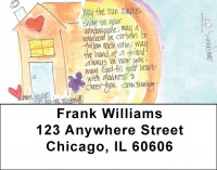 Home Sweet Home Address Labels | LBAMY-17