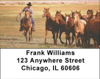 Cowboy Address Labels | LBANI-79