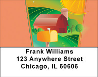 Sunny Days On Farm Address Labels | LBBBA-05