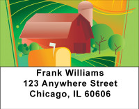Sunny Days On Farm Address Labels | LBBBA-05
