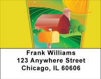 Sunny Days On Farm Address Labels | LBBBA-05