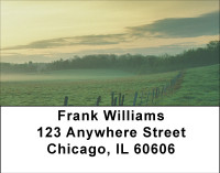 Mist In The Meadows Address Labels | LBBBA-13