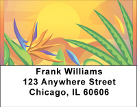 Tropical Seaside Paradise Address Labels | LBBBA-26