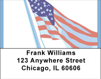 Old Glory Address Labels | LBBBA-39
