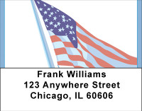 Old Glory Address Labels | LBBBA-39