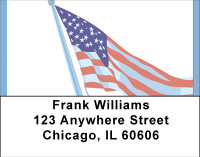 Old Glory Address Labels | LBBBA-39