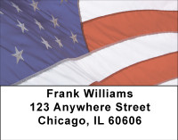 Proudly It Waves Address Labels | LBBBA-40