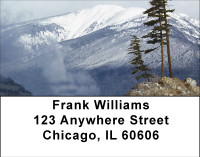 Mile High Mountain Views Address Labels | LBBBA-56