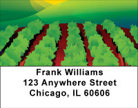 Sunrise On The Vineyard Address Labels | LBBBA-57