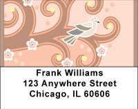 Peachy Spring Address Labels | LBBBA-69