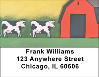 Milk Cows Address Labels | LBBBA-76