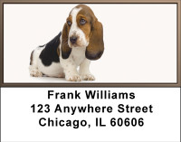 Adorable Bassets Address Labels | LBBBA-81