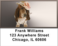 Basset Hound Fantasy Address Labels | LBBBA-82