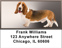 Basset Hound Fantasy Address Labels | LBBBA-82