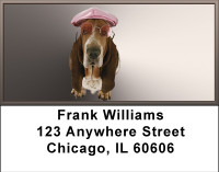 Basset Hound Fantasy Address Labels | LBBBA-82