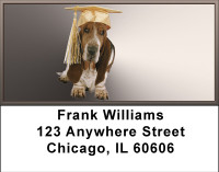 Basset Hound Fantasy Address Labels | LBBBA-82