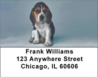 Beagle Contentment Address Labels | LBBBA-83