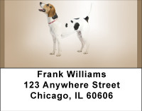 English Foxhound Address Labels | LBBBA-95