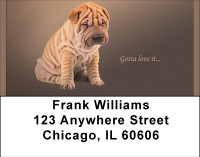 Gotta Love The Shar Pei Address Labels | LBBBB-22