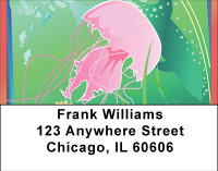 Colorful Tropical Fish Address Labels | LBBBB-38