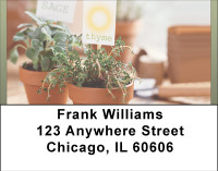 Growing Herbs Address Labels | LBBBC-13