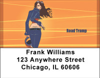 Asphalt Angel Address Labels | LBBBC-14