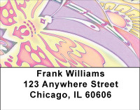 Groovy Morning Address Labels | LBBBC-25