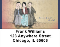 Hear No Evil Address Labels | LBBBC-26