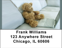 Beary High Tech Address Labels | LBBBC-32