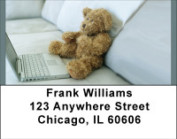 Beary High Tech Address Labels | LBBBC-32
