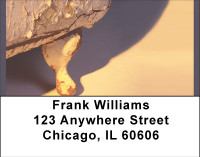 Chic Vintage Beauty Address Labels | LBBBC-34