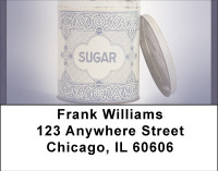 Vintage Canisters Address Labels | LBBBC-35