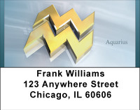 Aquarius Address Labels | LBBBC-37