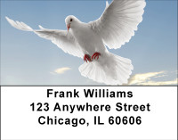 On The Wings Of A Dove Address Labels | LBBBC-59