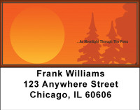 As Moonlight Through The Pines Address Labels | LBBBC-76