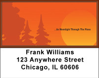As Moonlight Through The Pines Address Labels | LBBBC-76